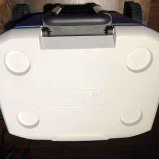 コールマン　クーラーボックス [ホイールクーラー 60QT ブルー/ホワイト]【取りに来てくれる方限定】の画像