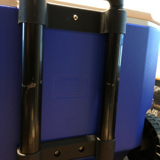 コールマン　クーラーボックス [ホイールクーラー 60QT ブルー/ホワイト]【取りに来てくれる方限定】の画像