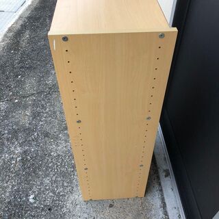 カラーボックス 三段 木製 収納家具の画像