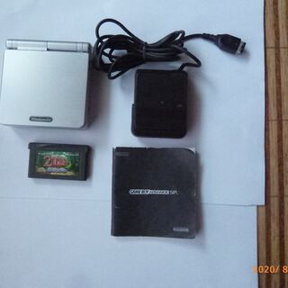 任天堂 ゲームボーイアドバンスSP本体　AC電源アダプタ　ソフト...