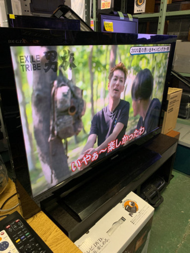 TOSHIBA 40インチ　液晶テレビ　2011年製　中古　左右音量違い現状