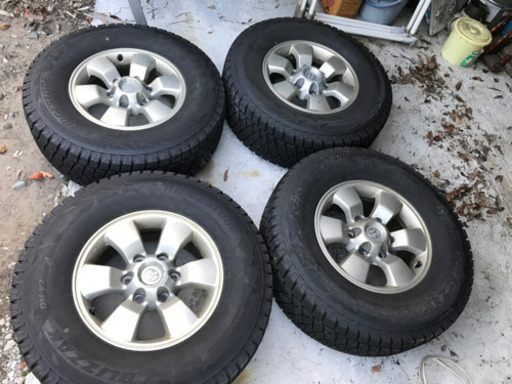 265/70R16スタッドレス&アルミ4本セット