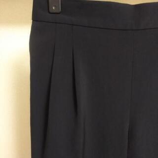レディースカジュアルパンツ濃紺 GREEN LABEL RELAXINGの画像