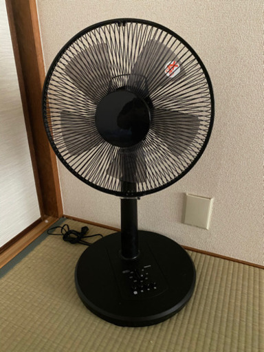 数回使用扇風機