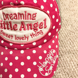 キャップ　ガールズ　ピンク　メッシュの画像