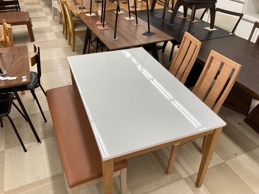 ベンチダイニング4点セット