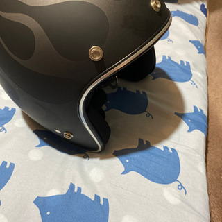 ヘルメット受け渡し調整中
