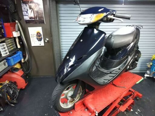 東京都板橋区高島平から　AF34ライブディオ　黒　最後の２サイクル！シャッターキー付きの3型の最終モデル！　整備済みでそのまま乗れます２スト２サイクル　原付き　原チャリ　50cc　スクーター 　安い　お買い得です