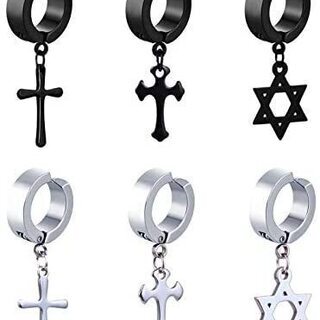 【新品】【3ペア6個セット】【日本全国郵送相談可】メンズ スタッ...