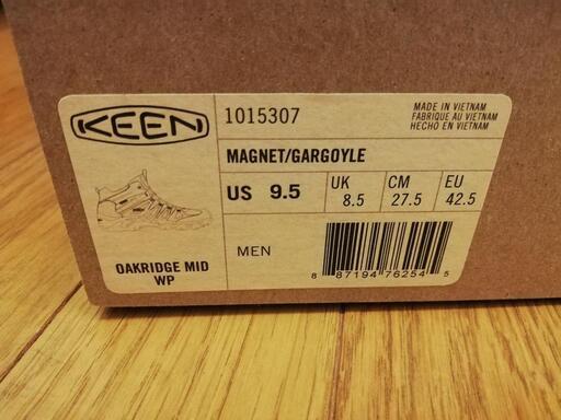 【未使用品】KEEN（キーン） トレッキングシューズ MEN 27.5cm