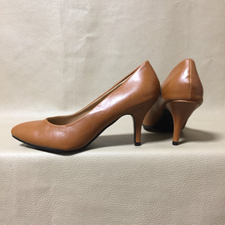 【新品】プレーンパンプス ブラウン 23.5㎝