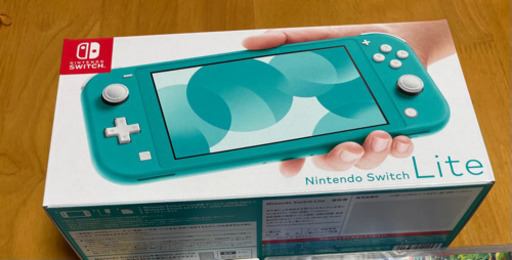 ニンテンドー　スイッチライト　ターコイズ　新品未使用未開封　液晶フィルム付き