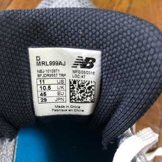 NEW BALANCE/ニューバランス 20周年記念モデル スニーカー MRL999AJの画像