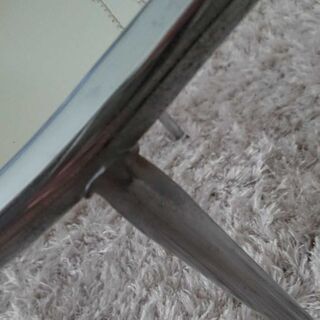 ガラステーブル 75×50×40(素人寸法)の画像