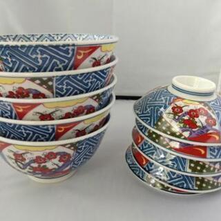 0円で差し上げます。和食用丼蓋付き5個セット未使用品 ③の画像