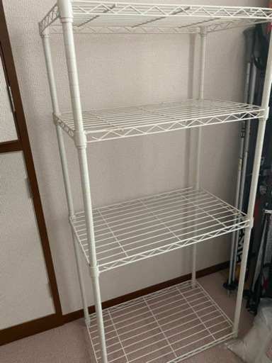 ラック　白