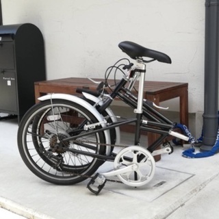 折り畳み自転車　室内保管の画像