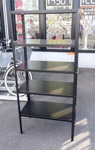 大サイズ スチールラック ブラック 特価品！ 39TOP