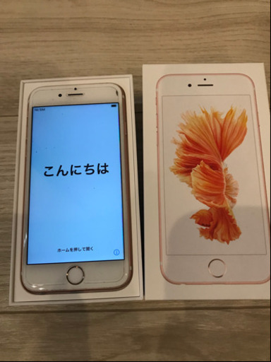美品★iPhone 6s Rose Gold 32GB (Y mobile)