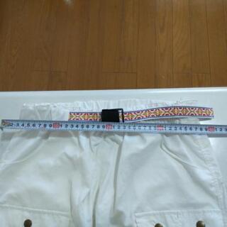 カーゴパンツ  白　L　美品の画像