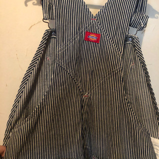 Dickies オーバーオール　サロペット　ヒッコリー