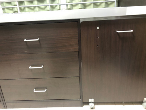 ニトリ　ロフトベッド　システムデスクベッドNT9529-2 DBR/SI