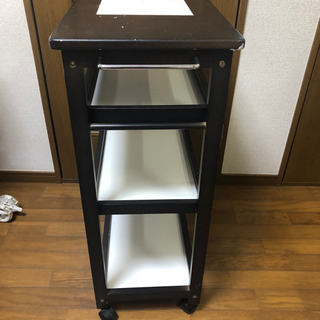 キッチン　収納棚　移動式の画像