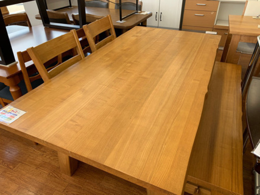 家族団欒の空間を!!ナチュラル系ダイニング4点セットです!!