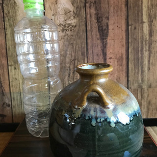 【値下げ】丸くてかわいい花瓶orとっくり持ち手ありの画像
