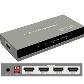 HDMI 分配器 スプリッター EDID 4出力