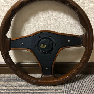 昭和レトロ ナルディウッドステアリングの画像