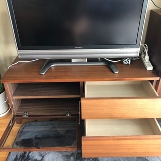 無印良品】木製AVラック・テレビ台ウォールナット材 (はくな