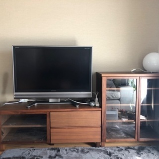 無印良品 木製ＡＶラック 幅１１０ｃｍ ウォールナット材 テレビ台 テレビボード 木製AVラック 幅110cm ウォールナット材突板 | 無印良品