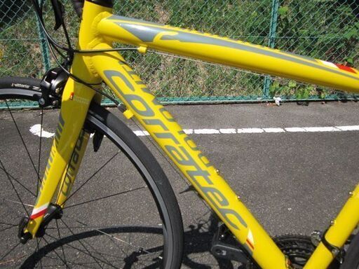 【モノマニア四日市】【引き取り限定】CORRATEC/ コラテック DOLOMITI/ドロミテ　ロードバイク　黄色