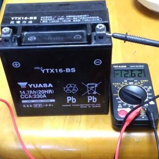 1/2 台湾ユアサバッテリー YTX16-BS FTH16-BS...