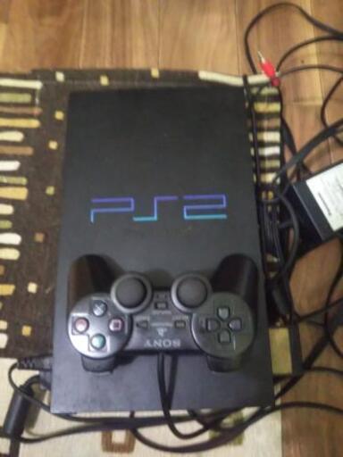PS2とテレビとコントローラセット