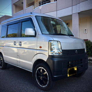 H19年式エブリィワゴン4WDリフトアップ車