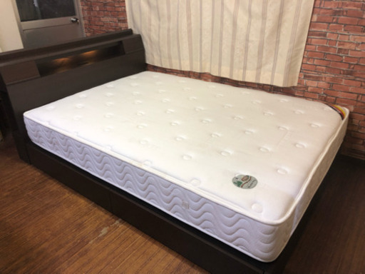 ?【送料無料】ムスタリング ダブルサイズベッド マットレスセット