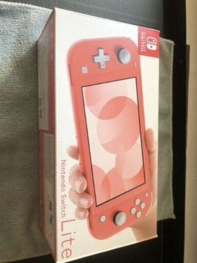 取引決定引き取り待ち【説明プロフ必読】【締め切り9月2日12時迄】【値下げ条件あり】【美品】任天堂switchライト（コーラルピンク）