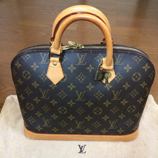 鑑定済 ルイヴィトン アルマ ハンドバッグ モノグラム 自立 レディース マチ有 中古・古着通販】LOUIS VUITTON (ルイ ヴィトン) ハンドバッグ