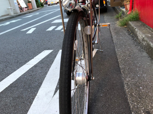 NO.125 【ギアなし LEDオートライト】 ★激安★ママチャリ 27インチ 軽整備済み 防犯登録