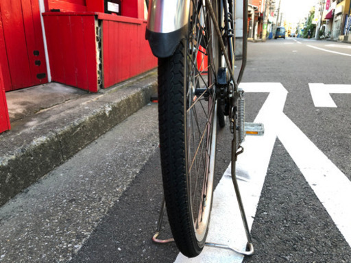 NO.125 【ギアなし LEDオートライト】 ★激安★ママチャリ 27インチ 軽整備済み 防犯登録