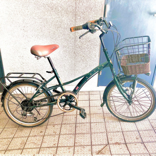 6段変速機付自転車 20インチ　前カゴ付です！