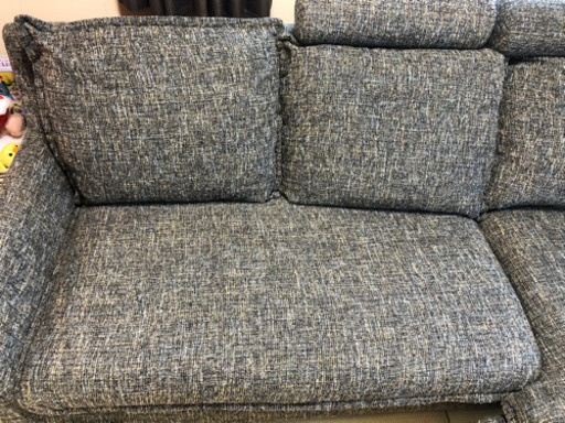 3人掛け　カウチソファ　美品