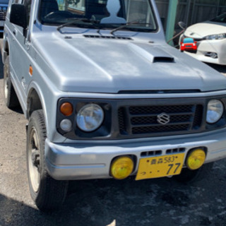 ジムニー　平成9年式　4WD インチアップ　マッドタイヤ