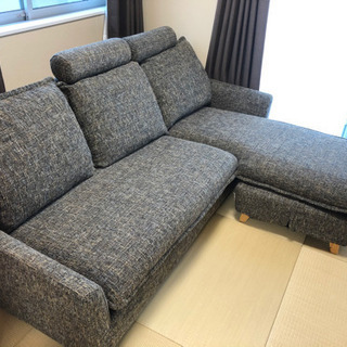 3人掛け　カウチソファ　美品
