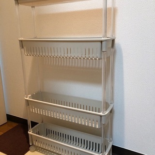 調味料用　4段ラック　キャスター付き　美品　400円