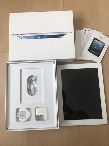 【美品】ipad 32GB シルバー Wi-Fiモデル 第4世代 apple