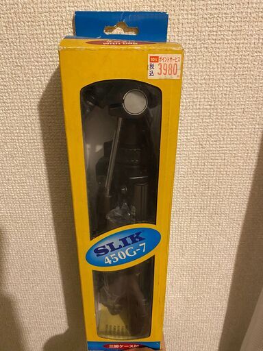 【ほぼ新品】旅行用カメラ三脚 Slik 450G-7 ケース未開封