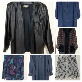 日本・イタリア製ブティック婦人服LLサイズ23点まとめ売り
